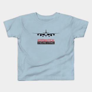 aeronautical engineering airplane aircraft engineer Kids T-Shirt